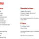The Five Guys menu also includes over a dozen burger toppings.